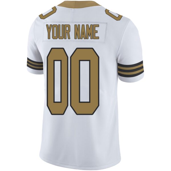 Custom NO.Saints Football Jerseys Team Player or Personalized Design Your Own Name for Men's Women's Youth Jerseys Black - Image 7