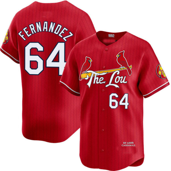 St. Louis Cardinals #64 Ryan Fernandez City Connect Limited Jersey Baseball Jerseys