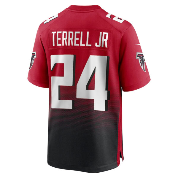 A.Falcons #24 A.J. Terrell Jr.  Red Game Jersey Stitched American Football Jerseys