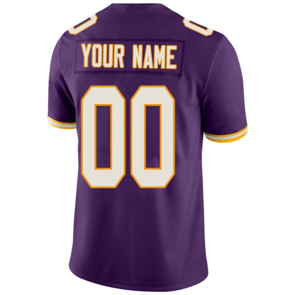 Custom MN.Vikings Stitched American Football Jerseys Personalize Birthday Gifts Purple Jersey - Image 3