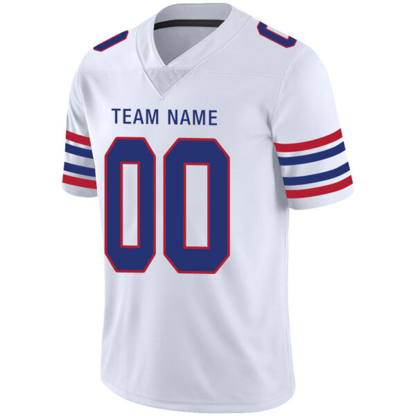 Custom B.Bills Stitched American Jerseys Personalize Birthday Gifts White Football Jerseys - Image 4