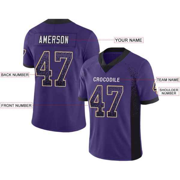 Custom MN.Vikings Stitched American Football Jerseys Personalize Birthday Gifts Purple Jersey - Image 2