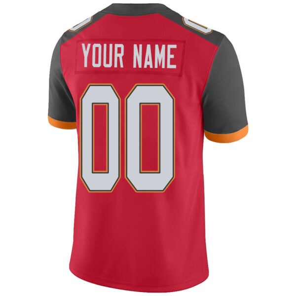 Custom TB.Buccaneers Stitched American Football Jerseys Personalize Birthday Gifts Red Jersey - Image 3