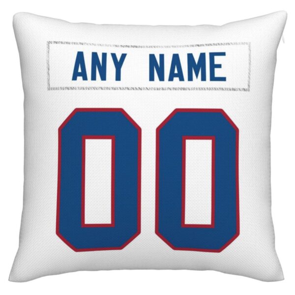 Custom NY.Giants Pillow Decorative Throw Pillow Case - Print Personalized Football Team Fans Name & Number Birthday Gift Football Pillows - Image 3