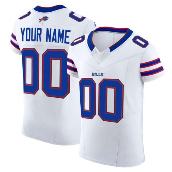 Custom B.Bills 2024 White Vapor F.U.S.E. Ellite Jersey American Football Stitched Jerseys