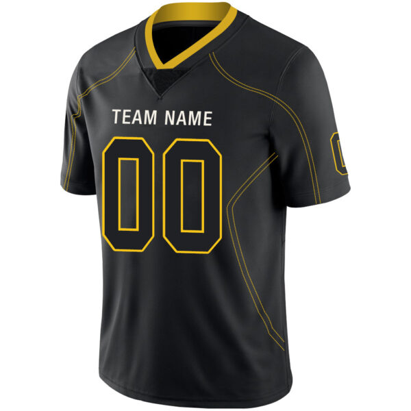 Custom P.Steelers Stitched American Football Jerseys Personalize Birthday Gifts Black Jersey - Image 4