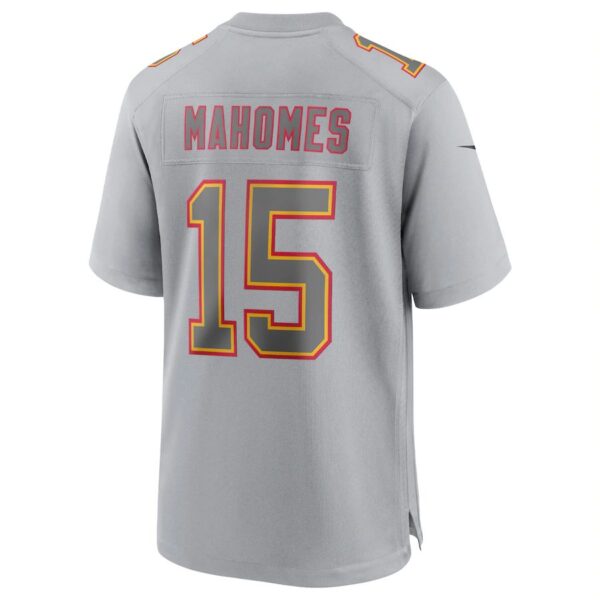 KC.Chiefs #15 Patrick Mahomes Gray Atmosphere Fashion Game Jersey Stitched American Football Jerseys - Image 2