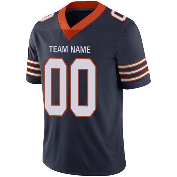 Custom C.Bears Football Jerseys Team Player or Personalized Design Your Own Name for Men's Women's Youth Jerseys Navy - Image 7