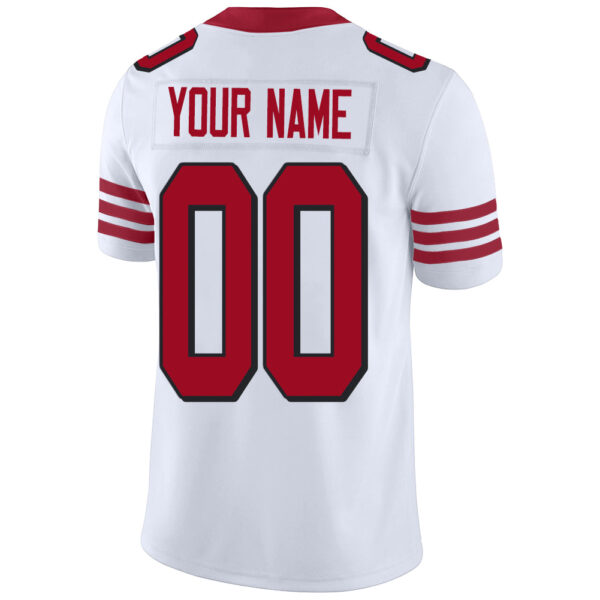 Custom SF.49ers Stitched American Football Jerseys Personalize Birthday Gifts White Jersey - Image 3