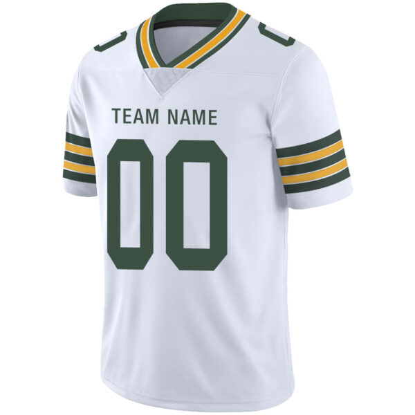 Custom GB.Packers Stitched American Football Jerseys Personalize Birthday Gifts White Jersey - Image 4