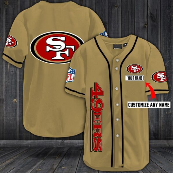 Football T-Shirts Custom SF.49ers Baseball Customized Jersey