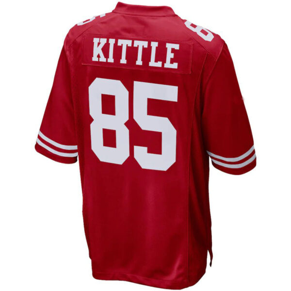 Football Jerseys  SF.49ers George Kittle  Jersey Red Stitched Name And Number 85