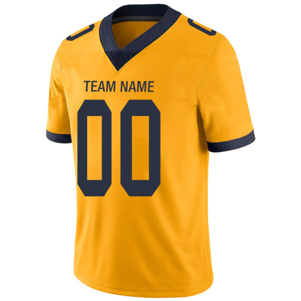 Custom LA.Chargers Stitched American Football Jerseys Personalize Birthday Gifts Gold Jersey - Image 4