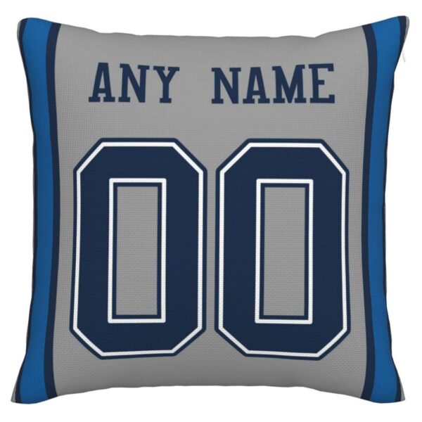 Custom D.Cowboys Pillow Decorative Throw Pillow Case - Print Personalized Football Team Fans Name & Number Birthday Gift Football Pillows - Image 3