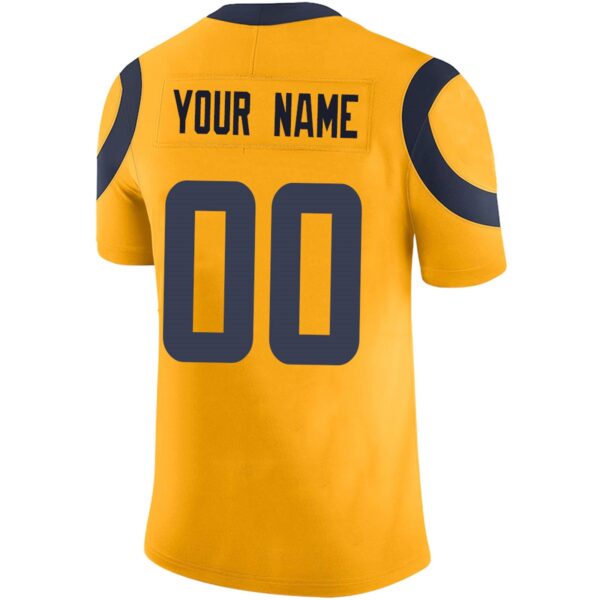 Custom LA.Rams Football Jerseys Team Player or Personalized Design Your Own Name for Men's Women's Youth Jerseys Navy - Image 5