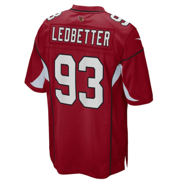 A.Cardinal #93 Jonathan Ledbetter Cardinal Game Jersey Stitched American Football Jerseys