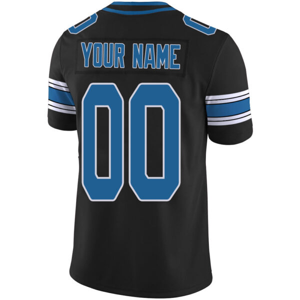 Custom D.Lions Stitched American Football Jerseys Personalize Birthday Gifts Black Jersey - Image 2