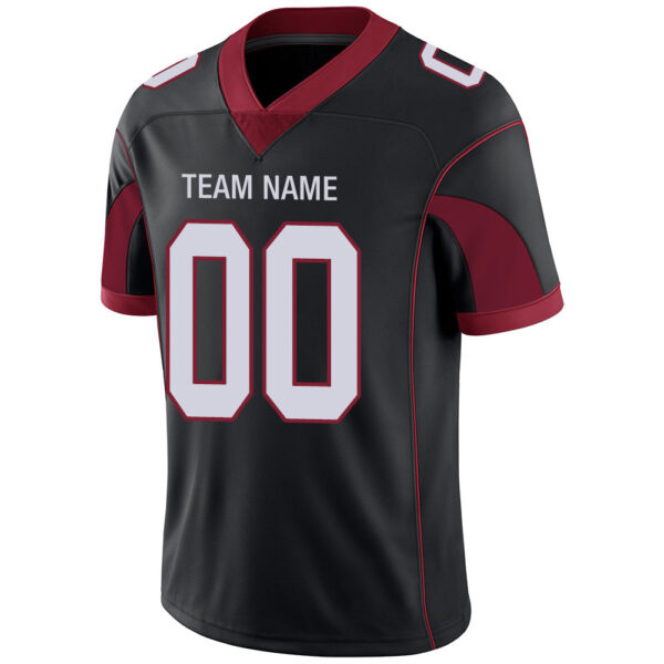 Custom A.Cardinal Men's American Black Stitched Football Jerseys - Image 4