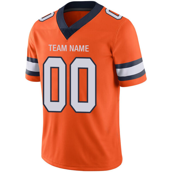 Custom D.Broncos Stitched American Football Jerseys Personalize Birthday Gifts Orange Jersey - Image 4