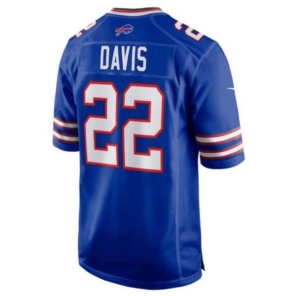 B.Bills #22 Ray Davis Game Jersey - Royal Football Jerseys