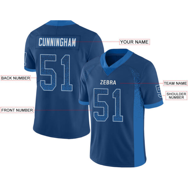 Custom IN.Colts Stitched American Football Jerseys Personalize Birthday Gifts Blue Jersey - Image 2