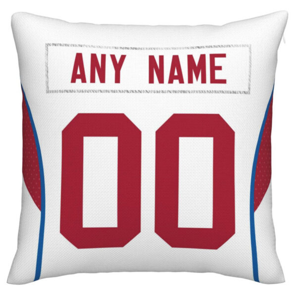 Custom NY.Giants Pillow Decorative Throw Pillow Case - Print Personalized Football Team Fans Name & Number Birthday Gift Football Pillows - Image 3
