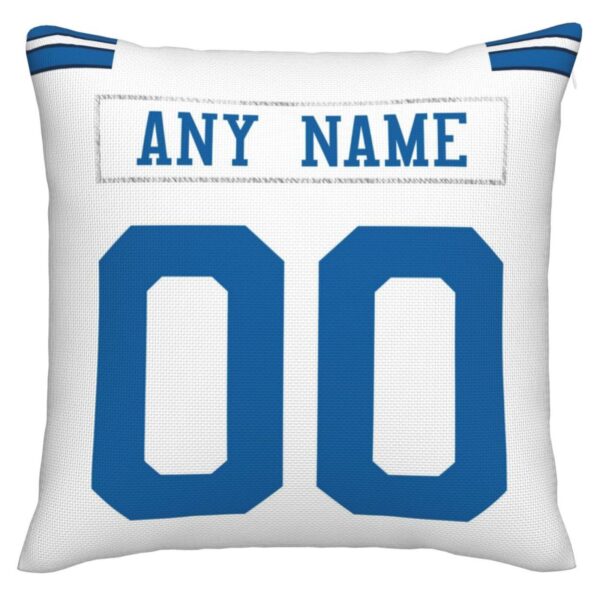 Custom D.Cowboys Pillow Decorative Throw Pillow Case - Print Personalized Football Team Fans Name & Number Birthday Gift Football Pillows - Image 2