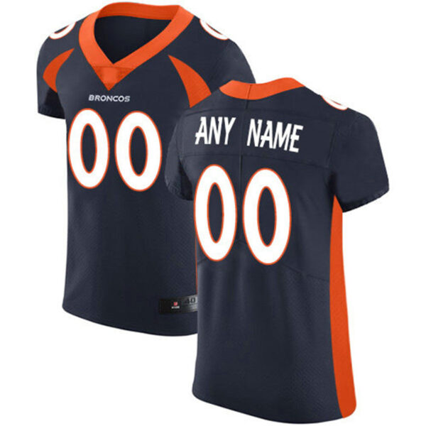 Custom D.Broncos Blue Vapor Untouchable Custom Elite Jersey Stitched Jersey American Football Jerseys