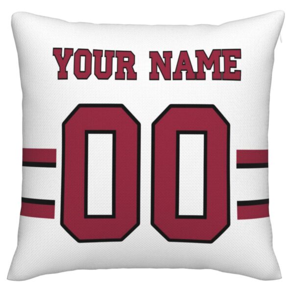 Custom A.Cardinals Pillow Decorative Throw Pillow Case - Print Personalized Football Team Fans Name & Number Birthday Gift Football Pillows - Image 3