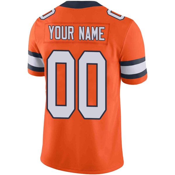 Custom D.Broncos Stitched American Football Jerseys Personalize Birthday Gifts Orange Jersey - Image 3