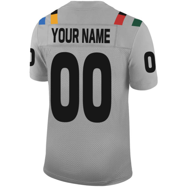 Custom IN.Colts Stitched American Football Jerseys Personalize Birthday Gifts Grey Jersey - Image 3