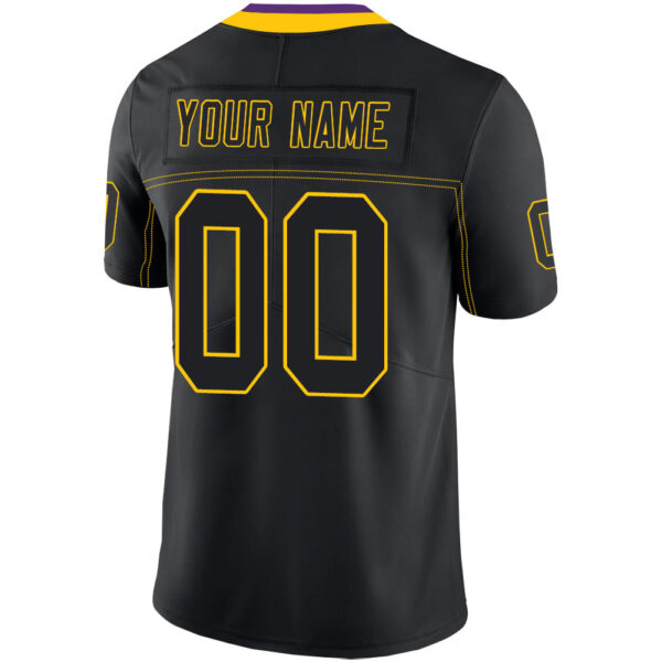 Custom MN.Vikings Stitched American Football Jerseys Personalize Birthday Gifts Black Jersey - Image 3