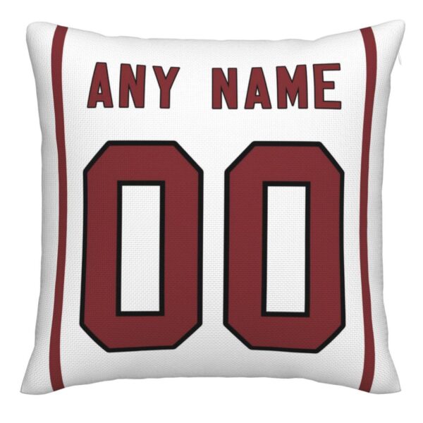 Custom A.Cardinals Pillow Decorative Throw Pillow Case - Print Personalized Football Team Fans Name & Number Birthday Gift Football Pillows