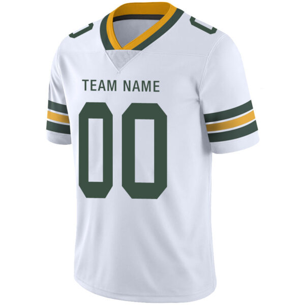 Custom GB.Packers Stitched American Football Jerseys Personalize Birthday Gifts White Jersey - Image 4