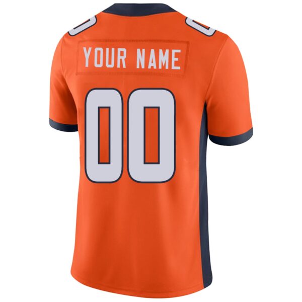 Custom D.Broncos Football Jerseys Team Player or Personalized Design Your Own Name for Men's Women's Youth Jerseys Orange - Image 9