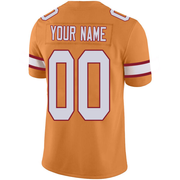 Custom TB.Buccaneers Stitched American Football Jerseys Personalize Birthday Gifts Gold Jersey - Image 3