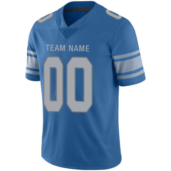 Custom D.Lions Stitched American Football Jerseys Personalize Birthday Gifts Blue Jersey - Image 3