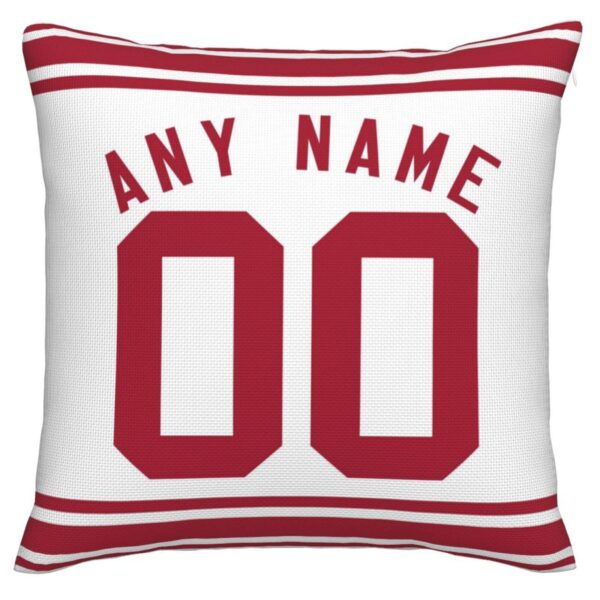 Custom NY.Giants Pillow Decorative Throw Pillow Case - Print Personalized Football Team Fans Name & Number Birthday Gift Football Pillows - Image 3