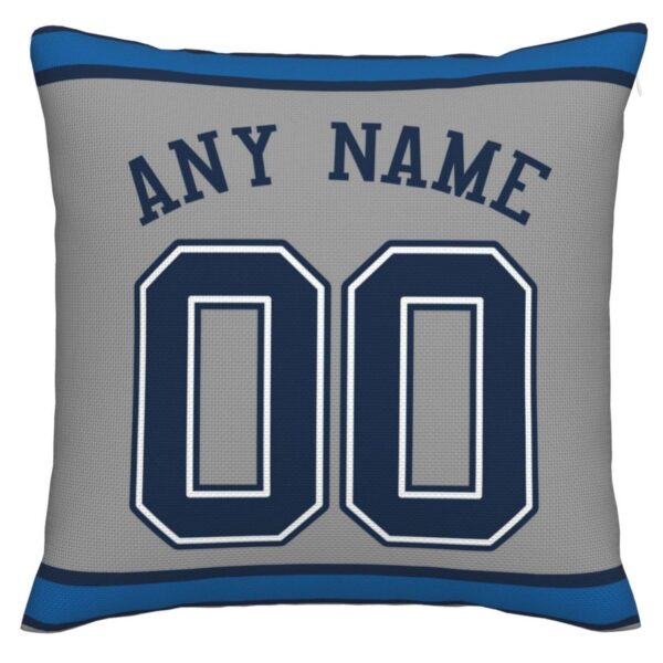 Custom D.Cowboys Pillow Decorative Throw Pillow Case - Print Personalized Football Team Fans Name & Number Birthday Gift Football Pillows - Image 3