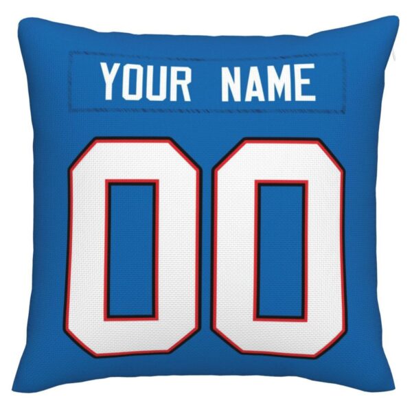 Custom B.Bills Pillow Royal Football Team Decorative Throw Pillow Case Print Personalized Football Style Fans Letters & Number Birthday Gift Football Pillows - Image 2