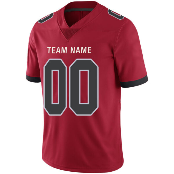 Custom A.Falcon Stitched American Football Jerseys Personalize Birthday Gifts Red Jersey - Image 4