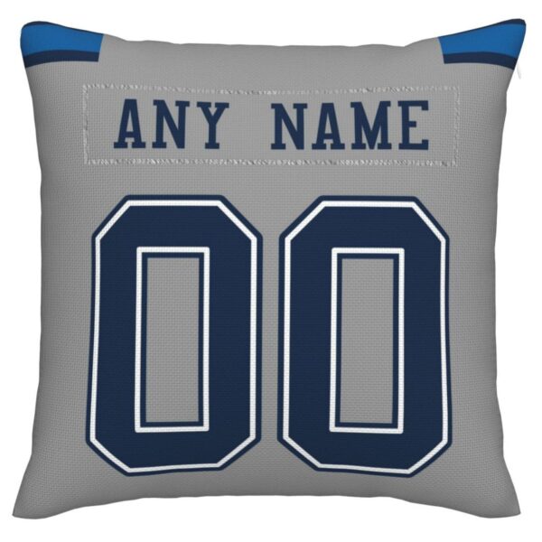 Custom D.Cowboys Pillow Decorative Throw Pillow Case - Print Personalized Football Team Fans Name & Number Birthday Gift Football Pillows - Image 3