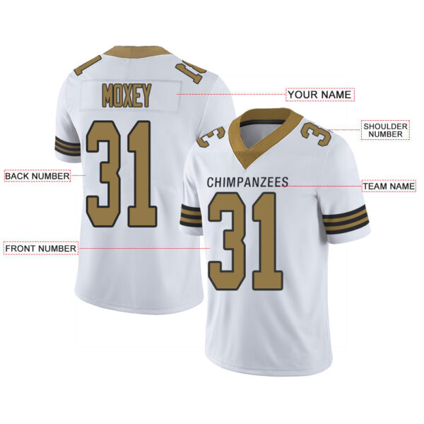 Custom NY.Giants Stitched American Football Jerseys Personalize Birthday Gifts White Jersey - Image 2