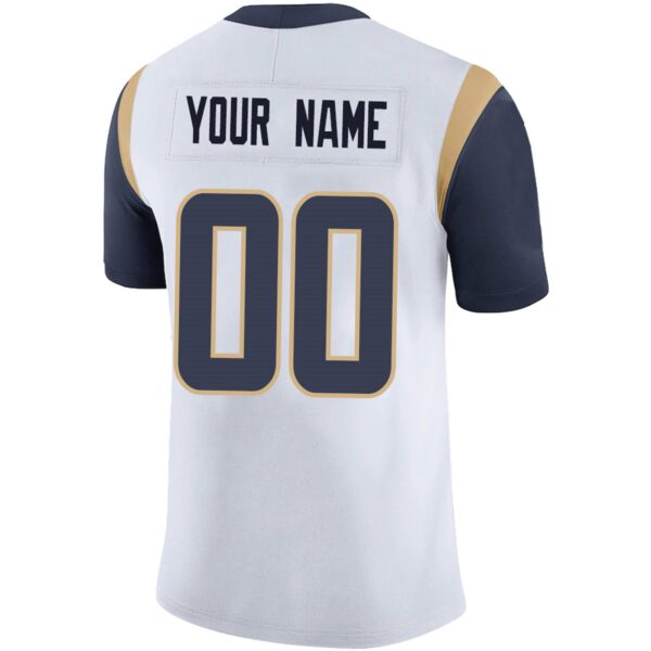 Custom LA.Rams Football Jerseys Team Player or Personalized Design Your Own Name for Men's Women's Youth Jerseys Navy - Image 7