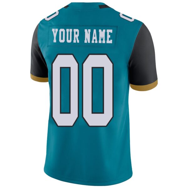 Custom J.Jaguars Football Jerseys Team Player or Personalized Design Your Own Name for Men's Women's Youth Jerseys Teal - Image 3