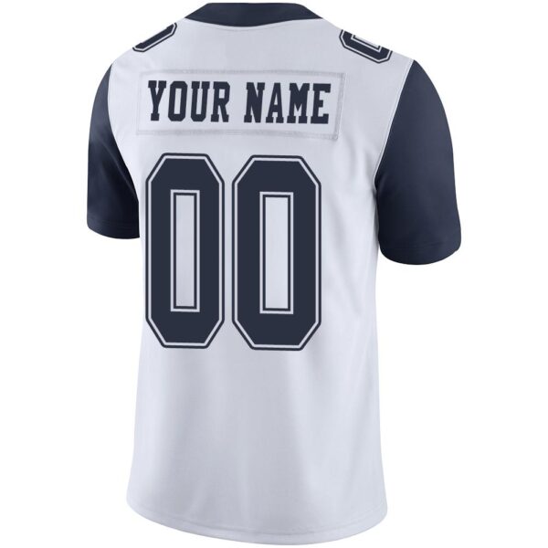 Custom D.Cowboys American Men's Youth And Women Stitched White Football Jersey Personalize Birthday Gifts Jerseys - Image 3