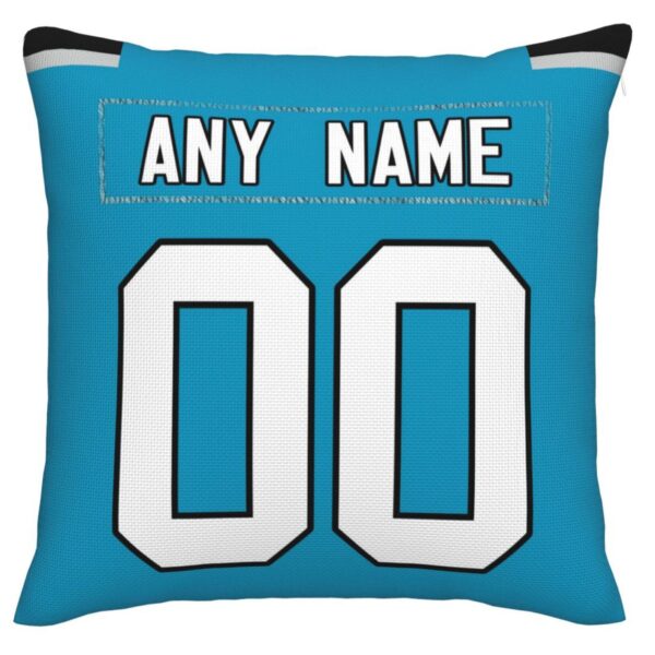 Custom C.Panthers Pillow Football Team Decorative Throw Pillow Case Print Personalized Football Style Fans Letters & Number Birthday Gift Football Pillows - Image 2