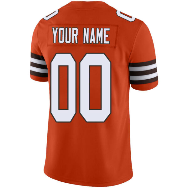 Custom C.Brown Stitched American Football Jerseys Personalize Birthday Gifts Orange Jersey - Image 3