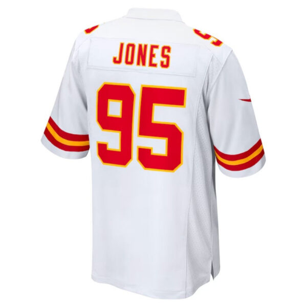 KC.Chiefs #95 Chris Jones White Game Jersey Stitched American Football Jerseys