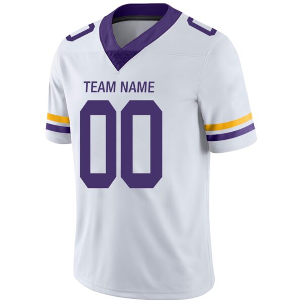 Custom MN.Vikings Football Jerseys Team Player or Personalized Design Your Own Name for Men's Women's Youth Jerseys Purple - Image 8